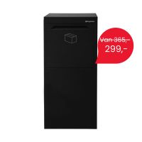 luxe pakketzuil met achteruitname brievenbuspakje