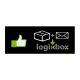 Deurbelsticker; ja, post en pakketten in Logixbox