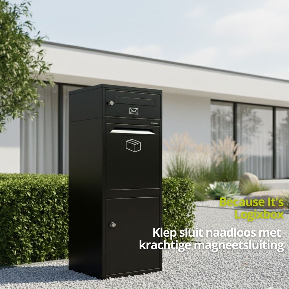 pakket brievenbus met anti hengel systeem tegen diefstal